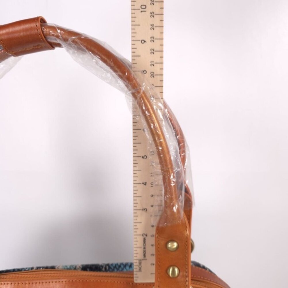 NWT‎ Original by Sharif 1827 Handbag Leather Hand Painted Susanna Lunden Art - Picture 4 of 16
